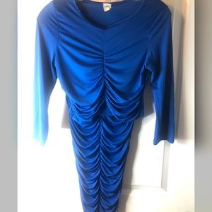 Royal Blue 2-piece Skirt Set